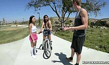 elle voneva drilled hard from behind with vina sky