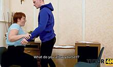 In Tutor4k, Algebra Lesson TURNS DIRTY For Mature Tutor And Young Guy