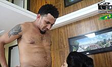 Three super tight teens boldly fuck toys on the couch with big tits