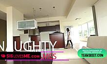 brunette stepsis lily jordan, you bent over for that doggystyle banging?