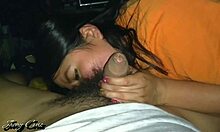 Submissive 19-year-old Latina loves semen in her ass