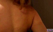 teen stockings reality and big tit handjob for blue balled cronys