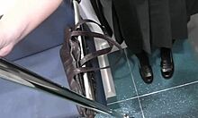 Let's Try Handjob And Blowjob On The Empty Rural Train!