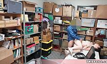 Cute Brunette Anastasia Steals Sex Toy And Offers Pussy In Doggystyle Blowjob Rough Reality Shop Scene