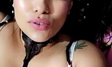 look at bluee's beautiful face of pleasure while she masturbates for you, isn't she sexy?