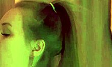 that russian brunette slut has been sucking cock for ages, deepthroat and all