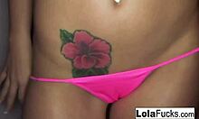 Lola Foxx touches her pussy in this solo compilation