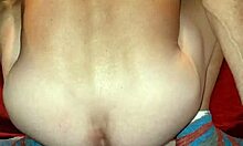 Close up as I wreck my tight ass riding this huge dildo hard