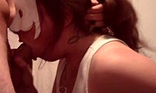 Awesome Teen 18+ Performs Deepthroat Blowjob