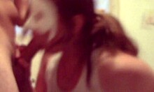 Awesome Teen 18+ Performs Deepthroat Blowjob