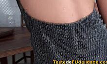 Blonde Married Woman Fucks in Bar