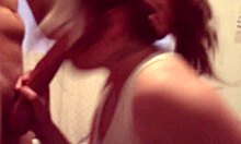 Awesome Teen 18+ Performs Deepthroat Blowjob