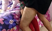 mexican high school student shows big virgin ass for grades in homemade video