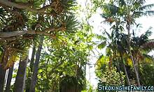 Petite Teen Sucks Stepbrother's Cock in Detailed Scene