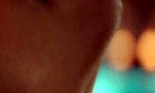 Classy Ebony Teen 18+ Doggystyled in Bathroom