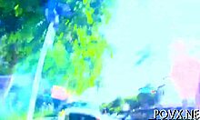 krystal banks in pov with tight wet pussy sucking cock