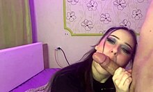 cute step sis got throated hard by me