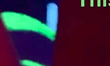 Petite wife Nikki Lixxx licks big ass and takes big cock in POV couple scene