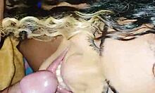 Amateur Brazilian Blonde Shemale Wanessa Silva Sucks Technician's Cock For Cum