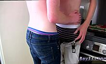 Teen Gay Boys Devour Cock in Threesome Feast