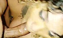 Amateur Brazilian Blonde Shemale Wanessa Silva Sucks Technician's Cock For Cum