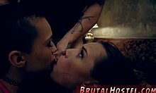 So, aidra fox and kharlie, best pals, try hardcore bondage for the first time, getting rough and dominated.