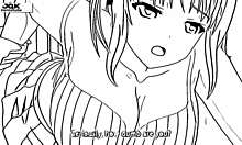 New girl teases fat boss in comic J3.