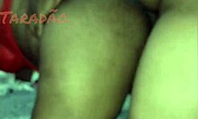 i'm playing with her hairy pussy and big tits before anal.