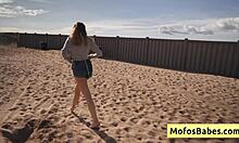 Natural Blonde Cutie Slut In Bathing Suit Suck Cock In The Car - Sahara Skye Charles Dera