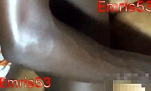 homemade session with a big black cock leading to squirting