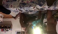 Cuckold Films His Wife Getting Banged By An Ebony Bull With Shaved Pussy