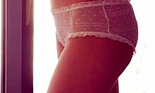 SLENDER TEEN MASTURBATES TO ORGASM!