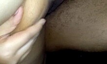Amateurs explore shaved pussy with hairy dick