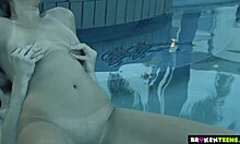 Brokenteen 18+s featuring anastasia black outdoor fucking with shaved pussy