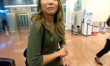 Japanese Beauty Rides Hard for Double Cumshot Action