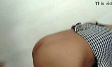 así yo chupo la verga de mi amante muy babeada la dejo