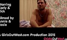 Blonde Australian Amateur Bent Over Doggy Style