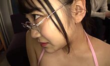 Big-Titted Glasses Girl Loves Her Boyfriend So Much She Allows NTR Play.