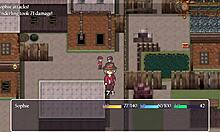 garota de peitos pequenos fica sem camisa perto de varios homens e eles n�o percebem - detective girl of the steam city - parte 3