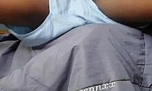 Teacher and student in hotel room