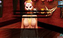 Cute Teen With Gorgeous Massive Tits In Roleplay