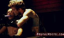 babe punished while waiting for taxi as naive tourist