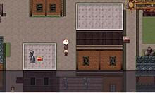 garota de peitos pequenos fica sem camisa perto de varios homens e eles n�o percebem - detective girl of the steam city - parte 3