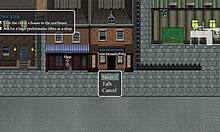 garota de peitos pequenos fica sem camisa perto de varios homens e eles n�o percebem - detective girl of the steam city - parte 3