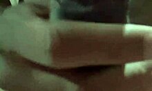 Spinning around in a fun dance move