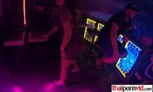 amateur thai girlfriend gets fucked hard after disco night with big tits