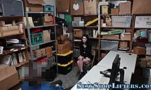 real thief rubbing her pussy caught masturbation blowjob teen