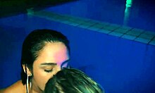 My friend let her boyfriend take my ass at the pool party