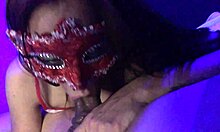 Nurse Rides Cowgirl Style, Getting Fucked Hard in Dark Room at Night.