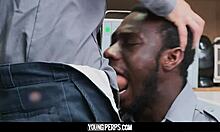 Youngperps - Security Guard Fucks Another Guard In The Ass To Keep Him Quiet!